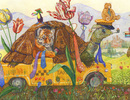 Tiger's Taxi Trip along The Tulip Trale (поездка Тигра на такси по тропе тюльпанов), ABCFROLOV из серии «Английский алфавит»